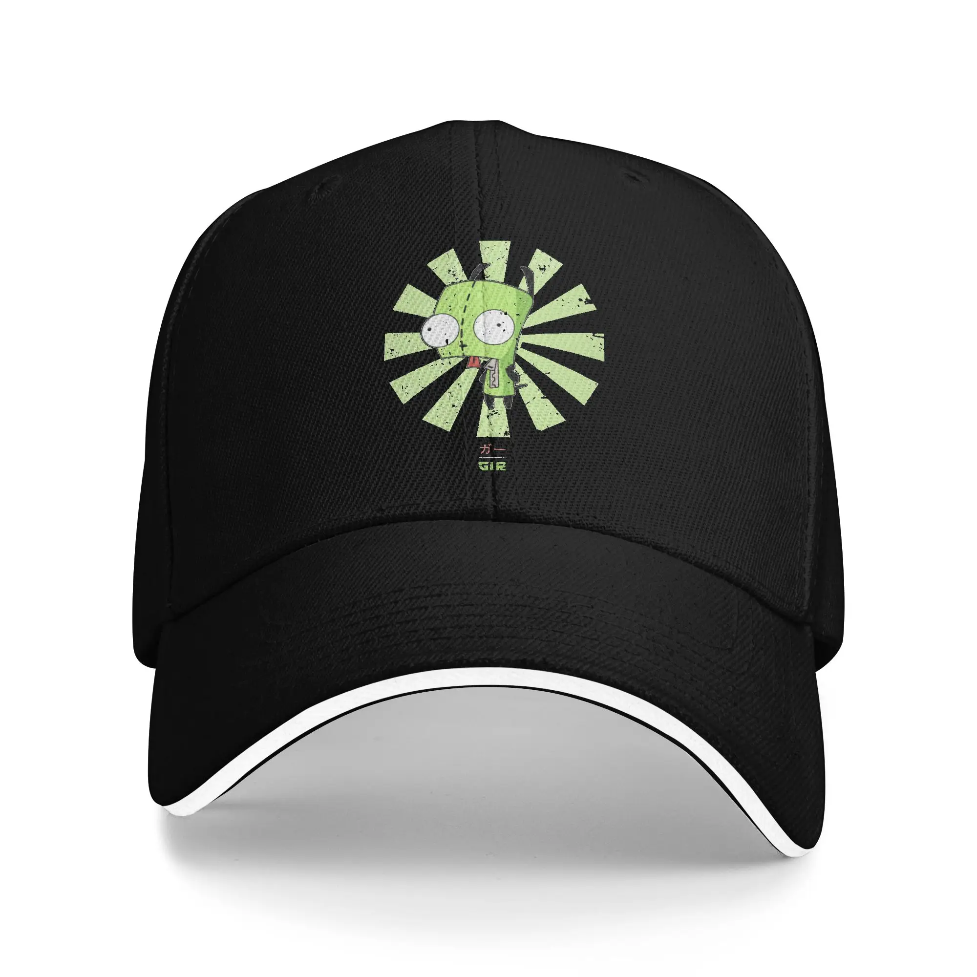 Invader Zim Baseball Caps Fashion Gir Retro Sandwich Cap Men Women Adjustable Dad Hat Outdoor