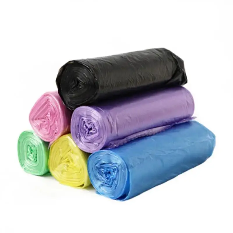 Household Disposable Trash Pouches 5/10 Rolls Kitchen Storage Cleaning Waste Bags Garbage Bags Cleaning Supplies