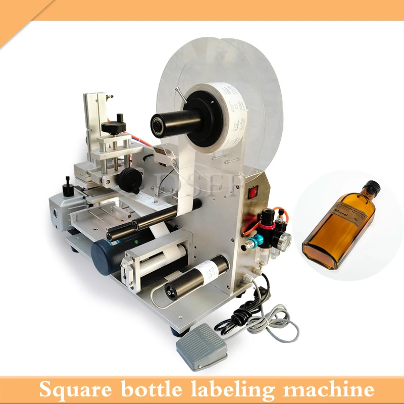 

Automatic Self-Adhesive Label Pasting Machine, Commercial Square Bottle Labeling Machine