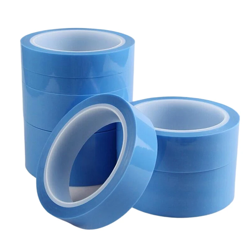 1PC Non Marking And Easy To Tear Electrical Appliances Fixing Tool Blue Refrigerator 50M Installation Fixed PET Adhesive Tape