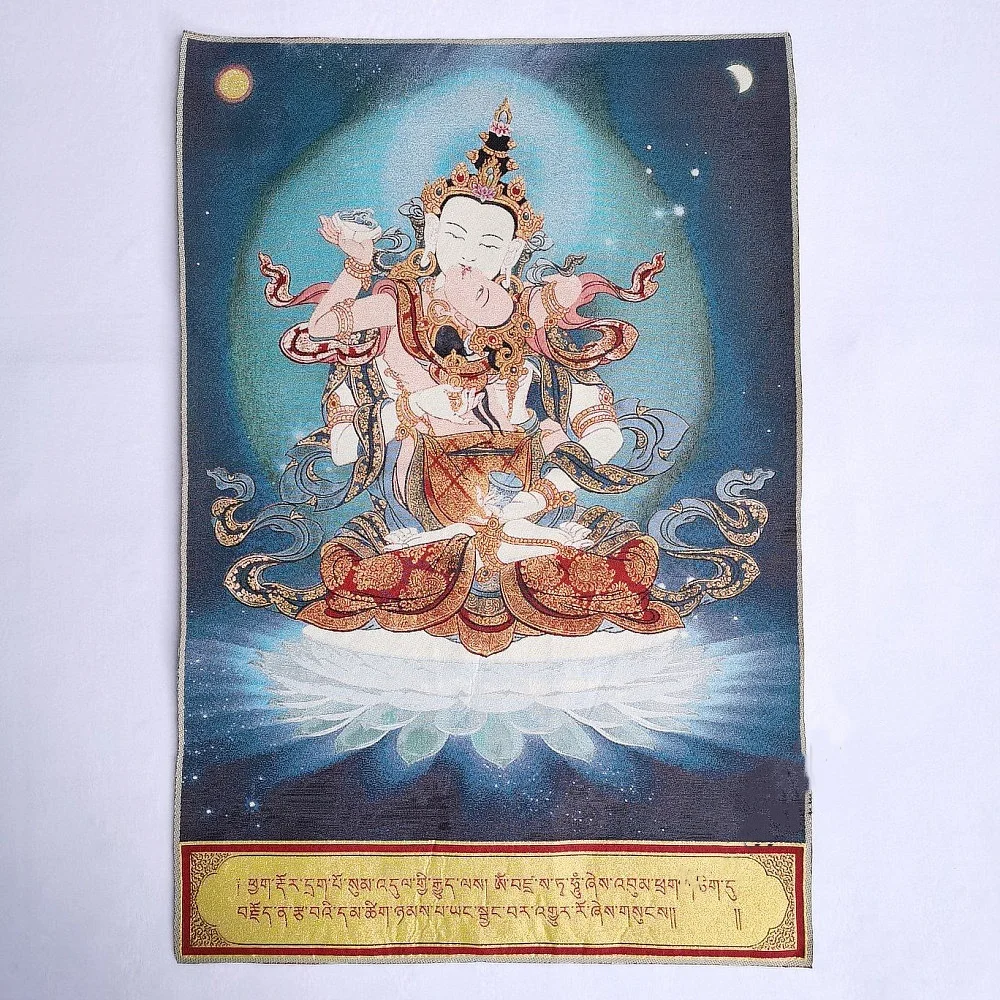 

Xizang Nepal Tangka portraits Silk embroidery paintings Vajra Sastra portraits wall hangings Tangka murals Nice Art Work