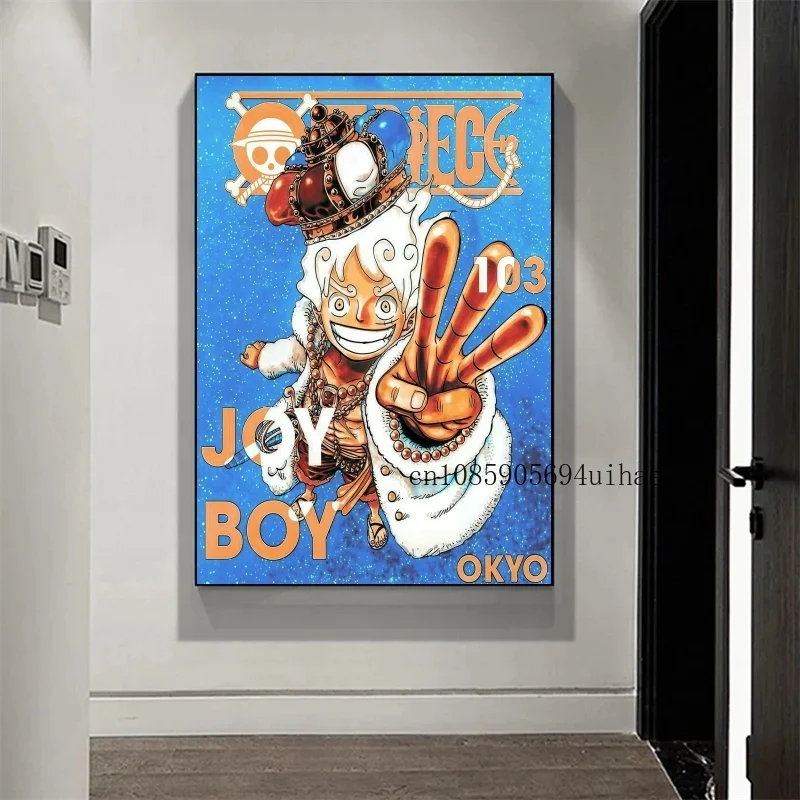 Japan Klassieke Anime One Piece Monkey D. Luffy Zoro Bestelgroep Foto Art Poster Canvas Schilderij Geschikt voor Slaapkamer Decoratie
