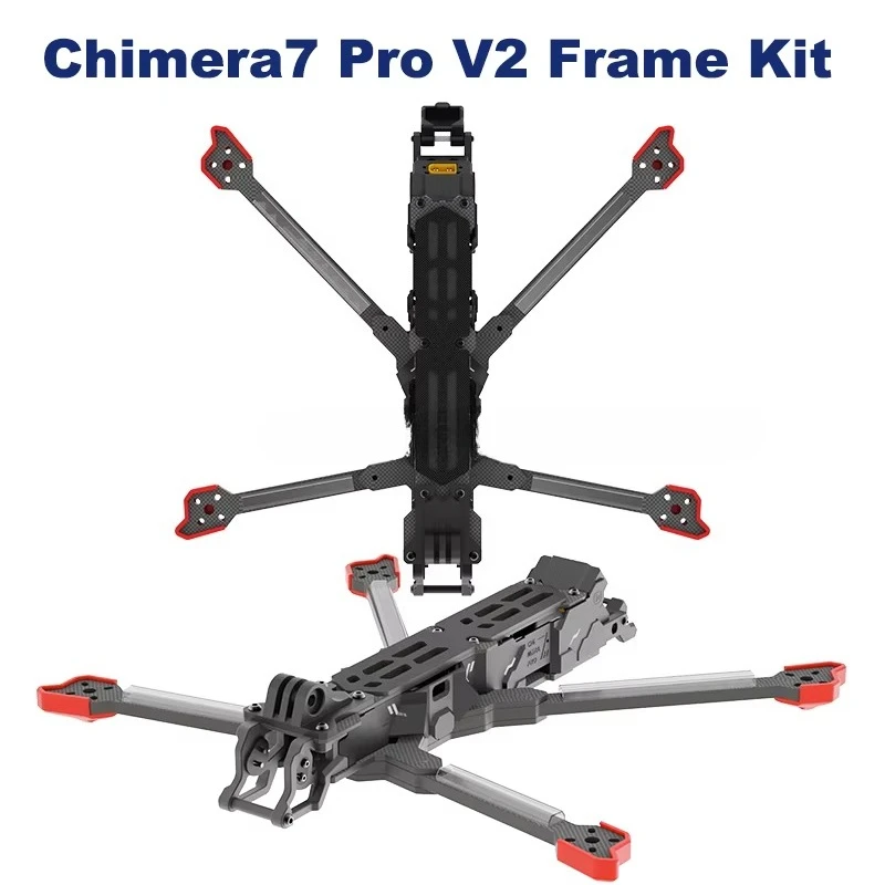 7 Pro V2 Frame Kit Drone Spare Parts Kits 6mm Arm Thickness 327mm Wheelbase 34mm Body UAV Components FPV Frame