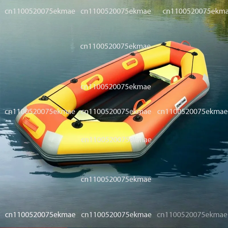 Tourist Attraction Heavy-Duty Inflatable Raft - Thickened Puncture-Proof  for River Rafting & Water Amusement