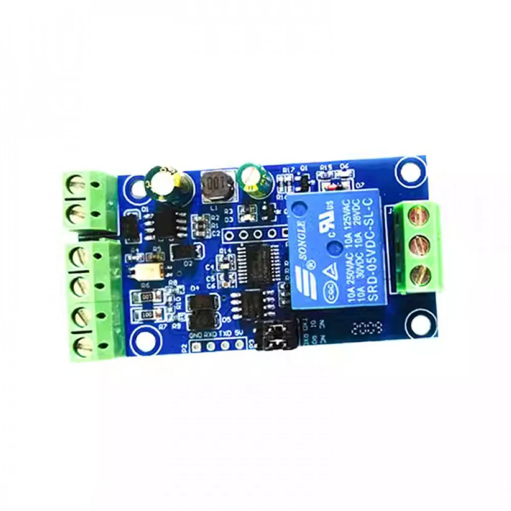 

Релейный модуль Modbus RTU, 1-канальный источник питания постоянного тока 7-24 В, RS485, TTL UART, выход 485, связь TTL-контактный модуль Modbus-Rtu, антиреверс