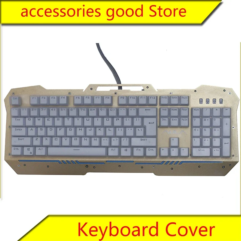 Keyboard Protection for Second-generation Mechanical Keyboard Film F2008 F2010 Silicone 104-key Keyboard Sticker Dust Cover