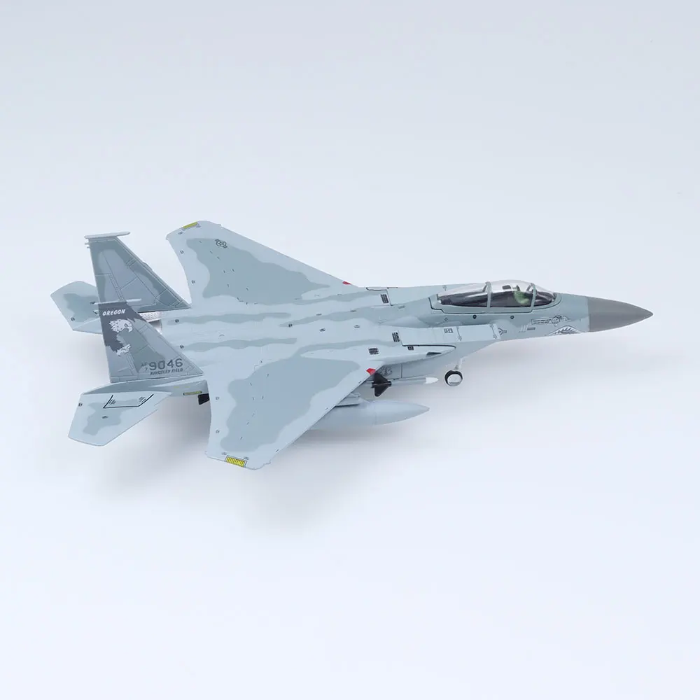 1/100 F-15 نموذج معدني لطائرة النسر المصبوبة للهدايا 9046 #6
