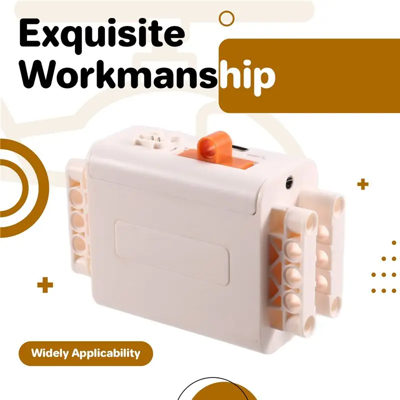 ABWE-Ricaricabile 7.4V Al Litio AA Scatola Batteria Funzione di Alimentazione Motore MOC Building Block Motore Wireless Ricaricabile