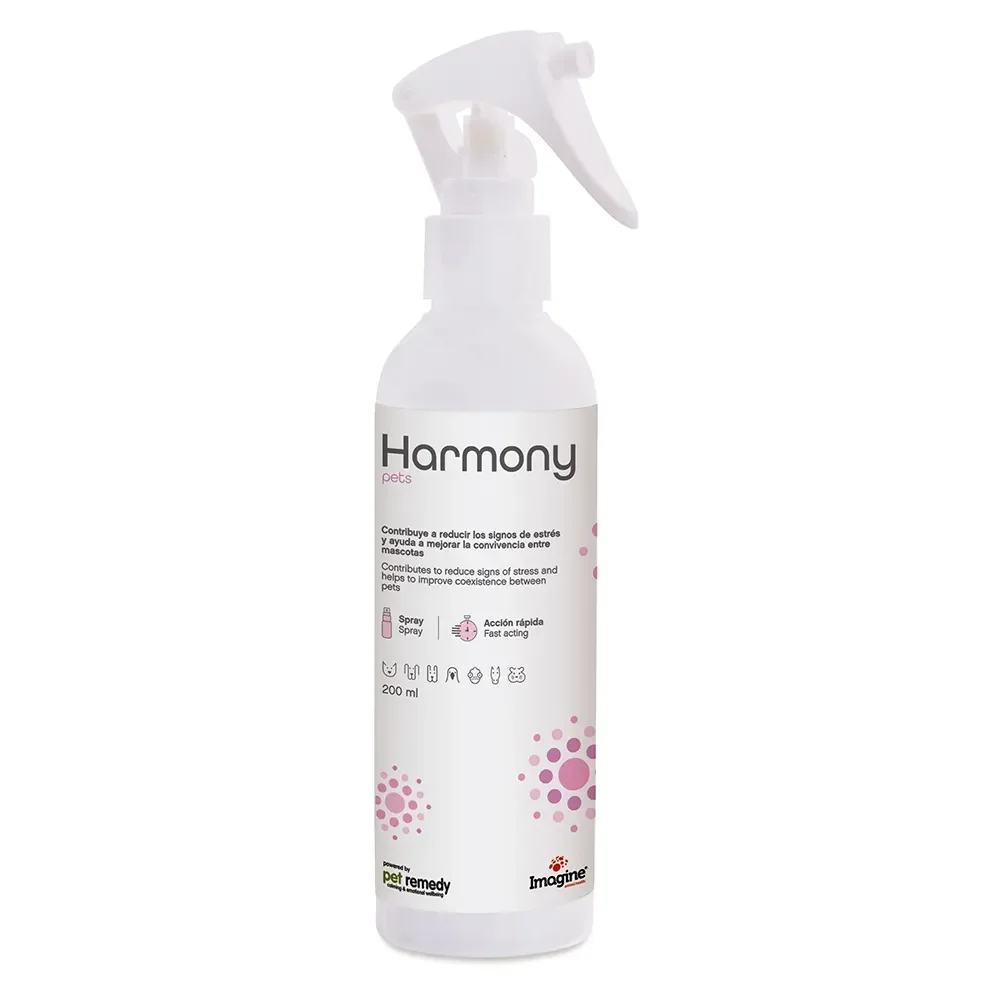 Harmony Pets spray 200 ml producto natural que ayuda a reducir el estrés y mejorar la convivencia entre mascotas Urano