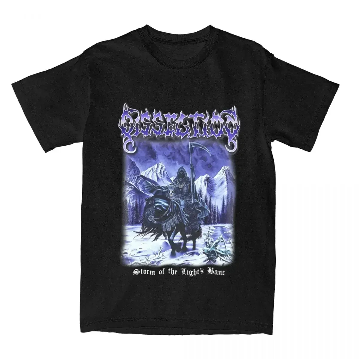 

T-Shirt of the Lights Novelty 100% Cotton O-Neck Large Size Tshirt Dissection Band Black Vintage Men harajuku tops