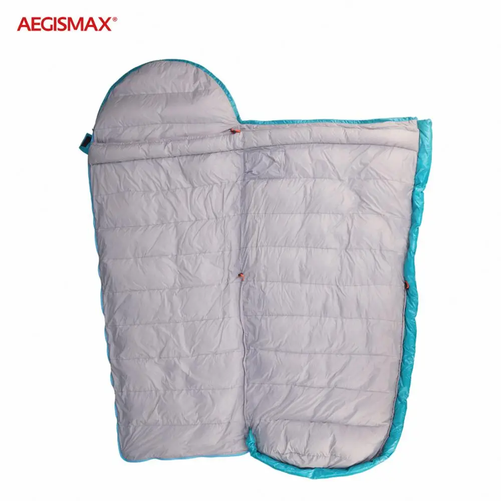 AEGISMAX KID Outdoor Winter 16℉~27℉ Child Sleeping Bag FP800 Thicken Soft 95%White Goose Down Waterproof Camping Sleeping Bags