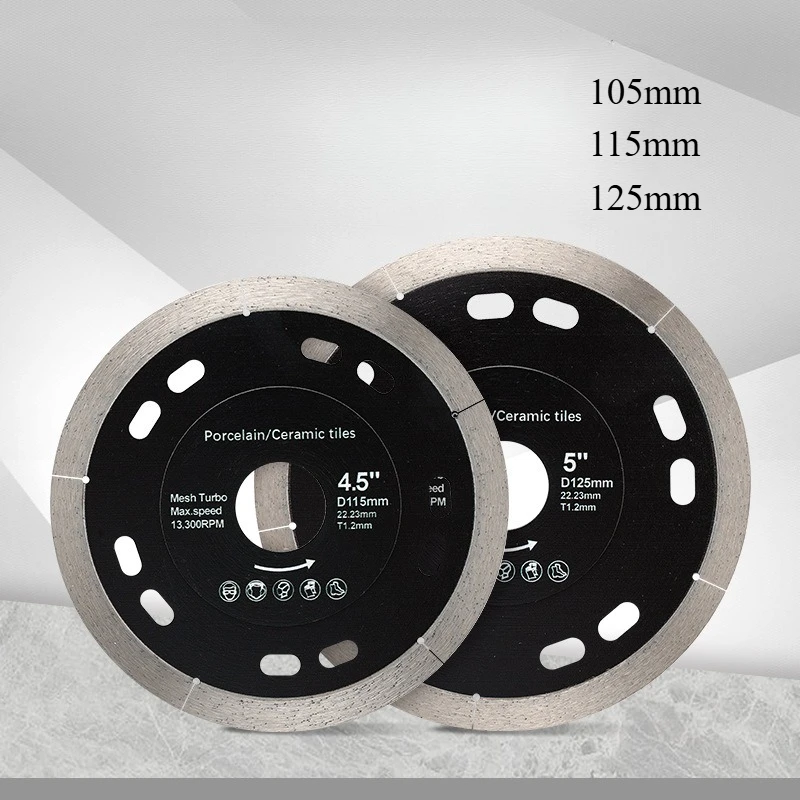 

1pcs 105/115/125mm Sintered Diamond Blade Suitable for cuttinQuartz stoneg Porcelain Tiles Sintered Stone Marble