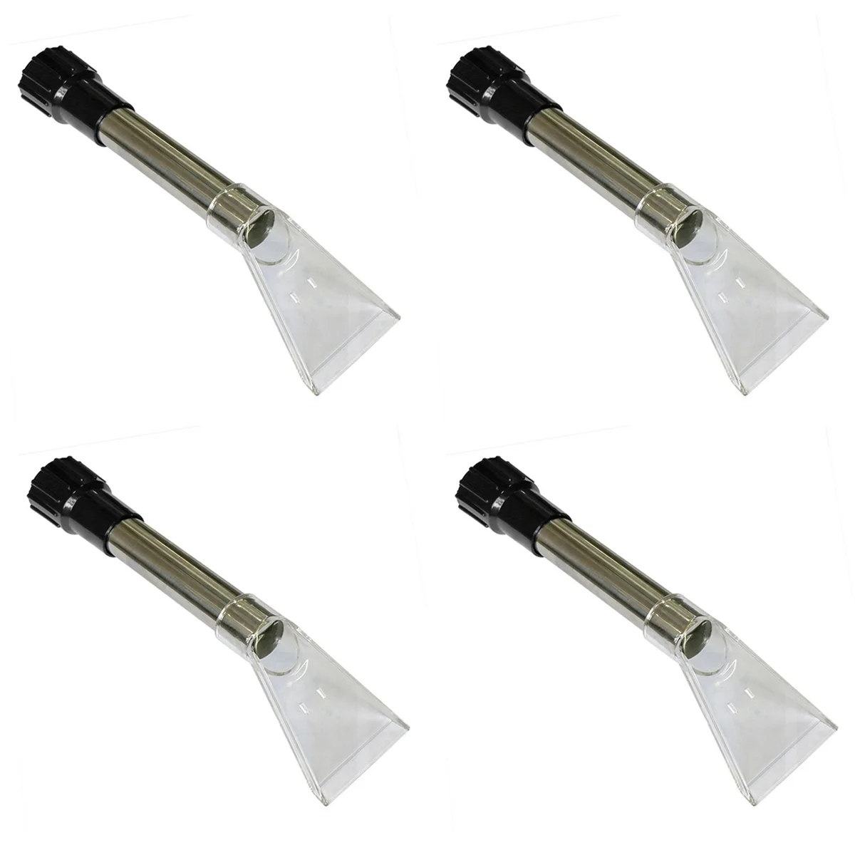 4X Carpet Cleaner Nozzles Steam Cleaner Nozzle Suction Floor Nozzle with Adapter Swivel Carpet Cleaner Parts