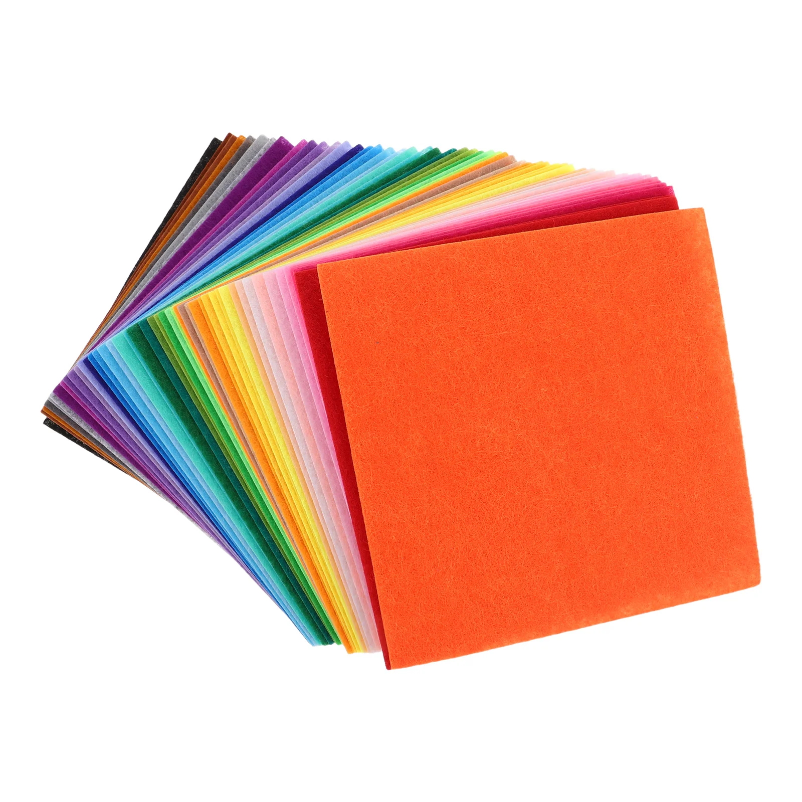 

50 шт. цветных фетровых листов, устойчивых к выцветанию, с текстурой, для профессионального дизайна в технике квилтинга и шитья