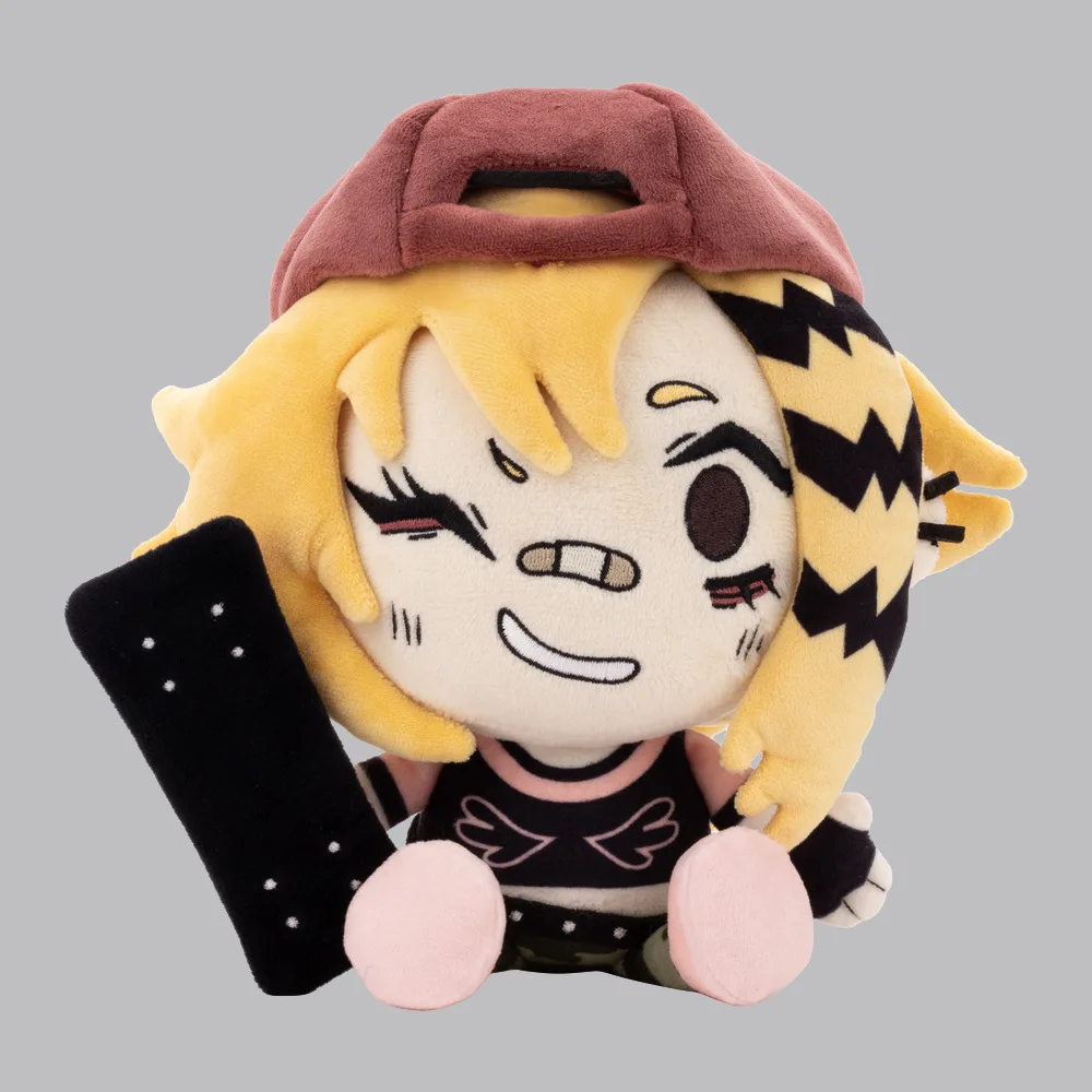 

Skateboard Girl Plush Toy Anime Style Jay Doll with Skateboard Cute Tomboy Character Stuffed Animal Gift for Gaming Fans