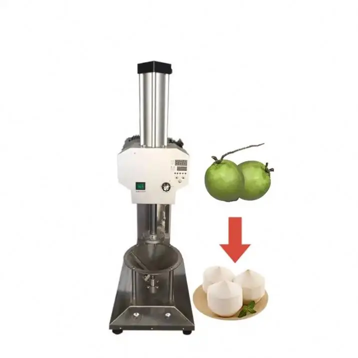 Green Tender Tool Fresh Machine Price Bottom Mobile Peeling Coconut Shell Cutting Machine