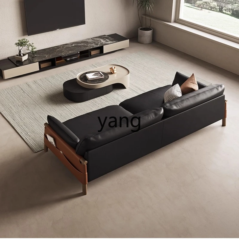 

YHM minimalist light luxury modern living room small apartment medieval sofa