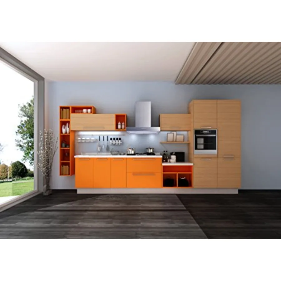 36 بوصة. شفاط المطبخ المثبت على الحائط من الفولاذ المقاوم للصدأ قابل للتحويل مع مرشحات شبكية وزر ضغط لفكرة تهوية المطبخ #3