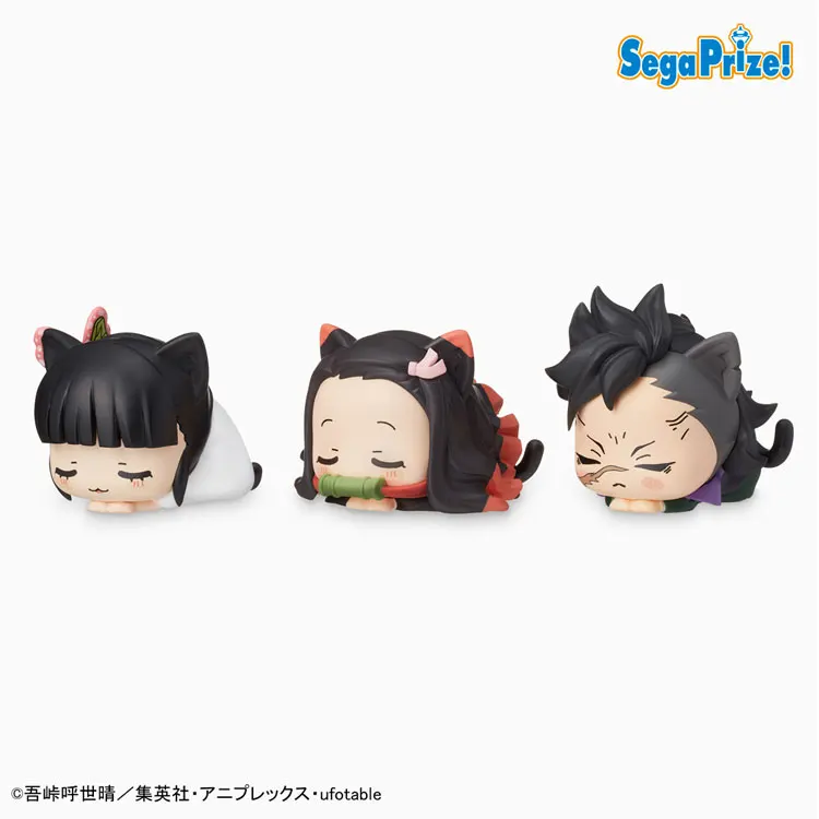 SEGA Demon Slayer Shinazugawa Genya&Tsuyuri Kanao&Kamado Nezuko Anime Action Figure Toys For Kids Girls Children Birthday Gifts