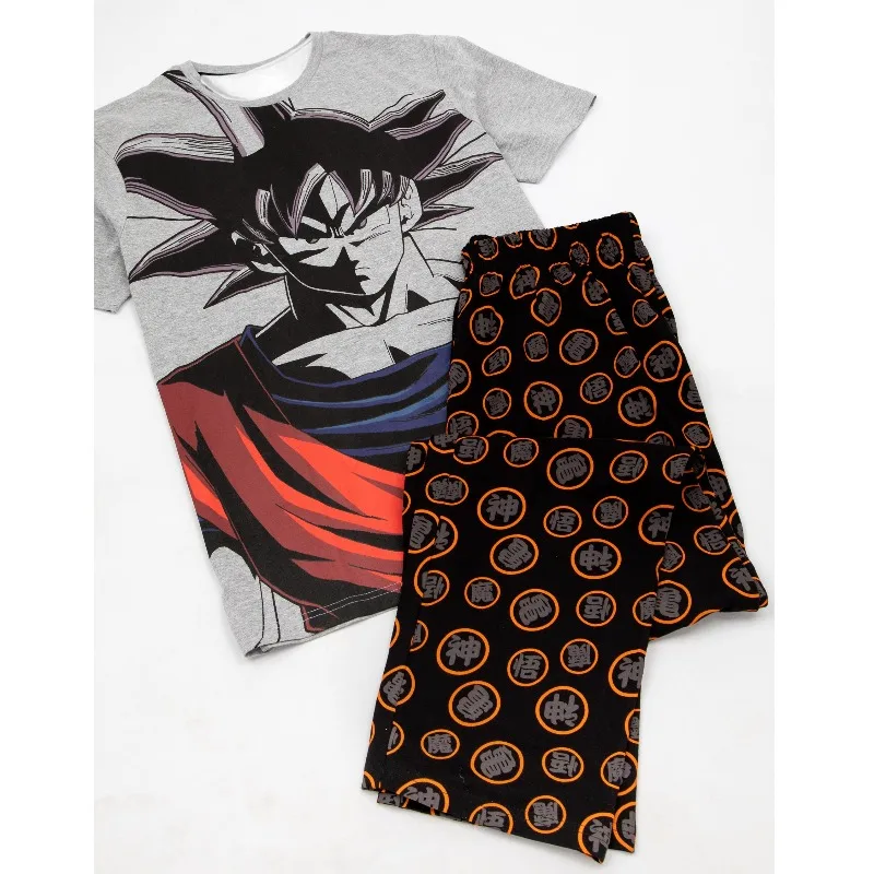 

Летний комплект 2026: футболка и брюки с принтом Dragon Ball Z Goku для взрослых и детей, быстросохнущие, мягкие, легкие, для дома и отдыха