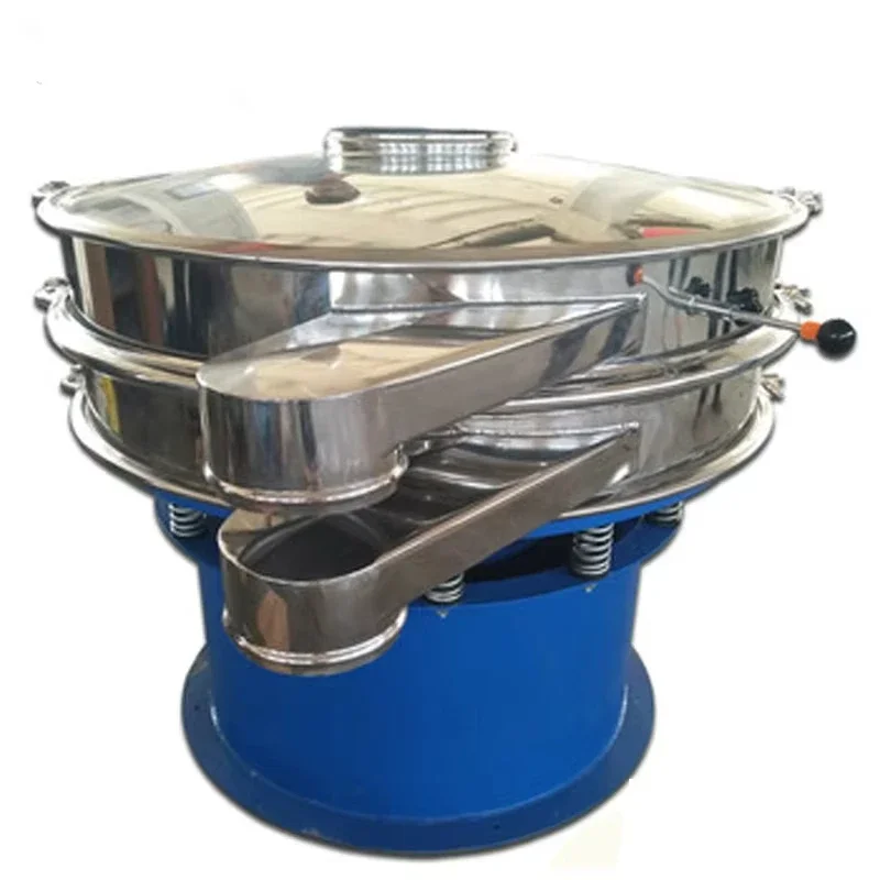 Small  Top Automatic Vibrating Sifter Shaker Machine Industrial Food Processing For Powder With 80 Mesh Screen Sieve