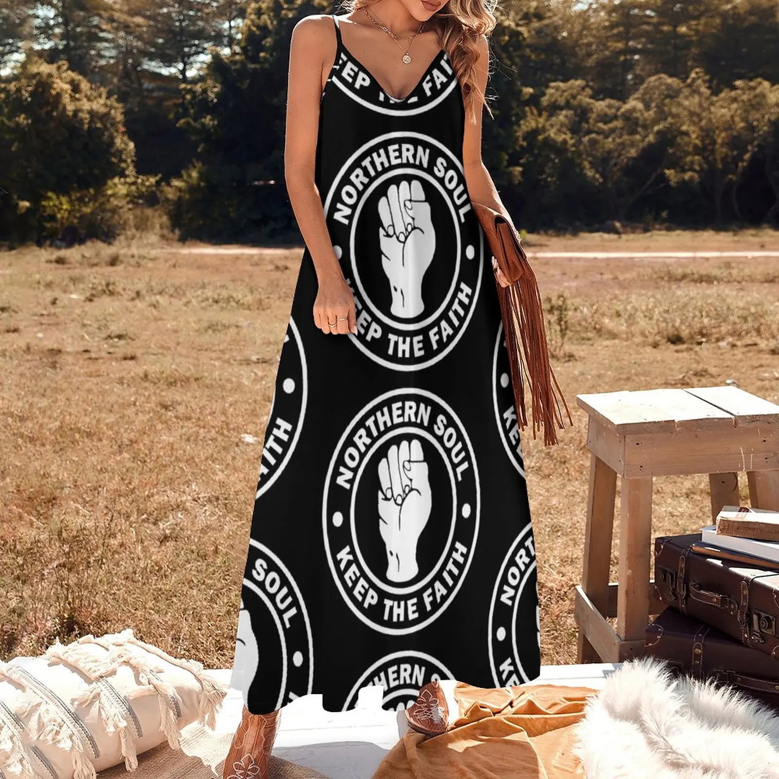 Northern Soul Keep The Faith-Robe en fibre pour femmes enceintes, robes de style