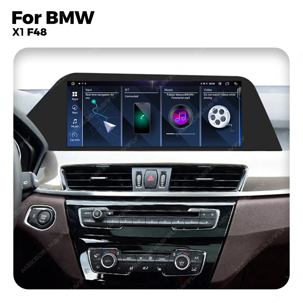 Android All in one For BMW X1 F48 X2 F49 NBT EVO Blade Screen Car Radio Player GPS Navigation Multimedia Carplay 8Core 4G WIFI