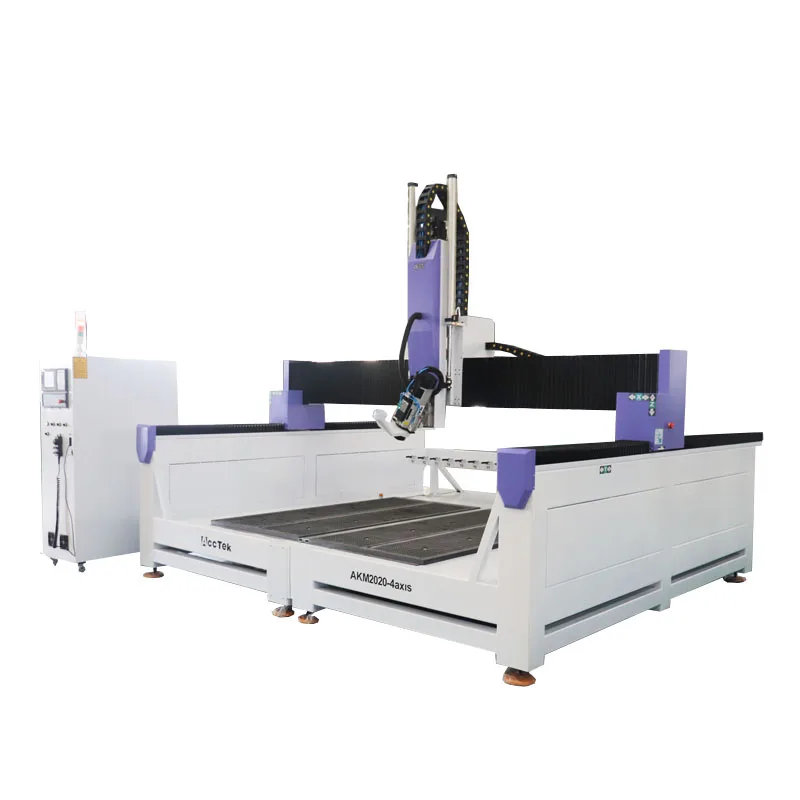 2040 4 Axis Big Size 180 Degree Wood Engraving Milling ATC Cnc Router with High Z Axis And Rotating Spindle