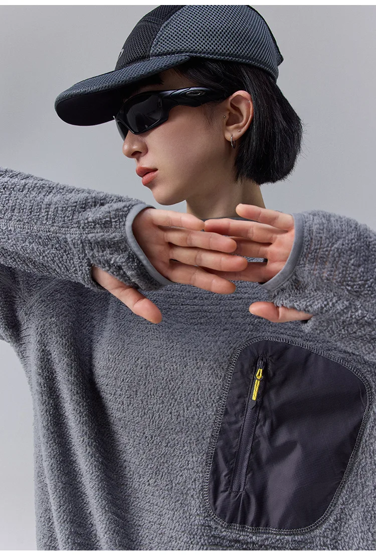 2026 Outdoor, Sport, Leichter Atmungsaktiver Pullover-Hoodie, Paarstil, Konstante Temperatur, Warme und Gemütliche Kapuzenjacke – Detail 10