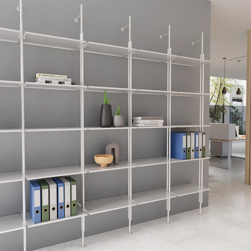 9U indomitable shelf rack multi-layer shelf shelf floor partition display rack living room wrought iron bookshelf display