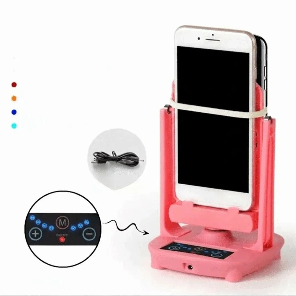 Magnetic Isolation Phone Swing Step Counter Hands-Free Automatic Phone Pedometer Step Counter Dual Phone Support