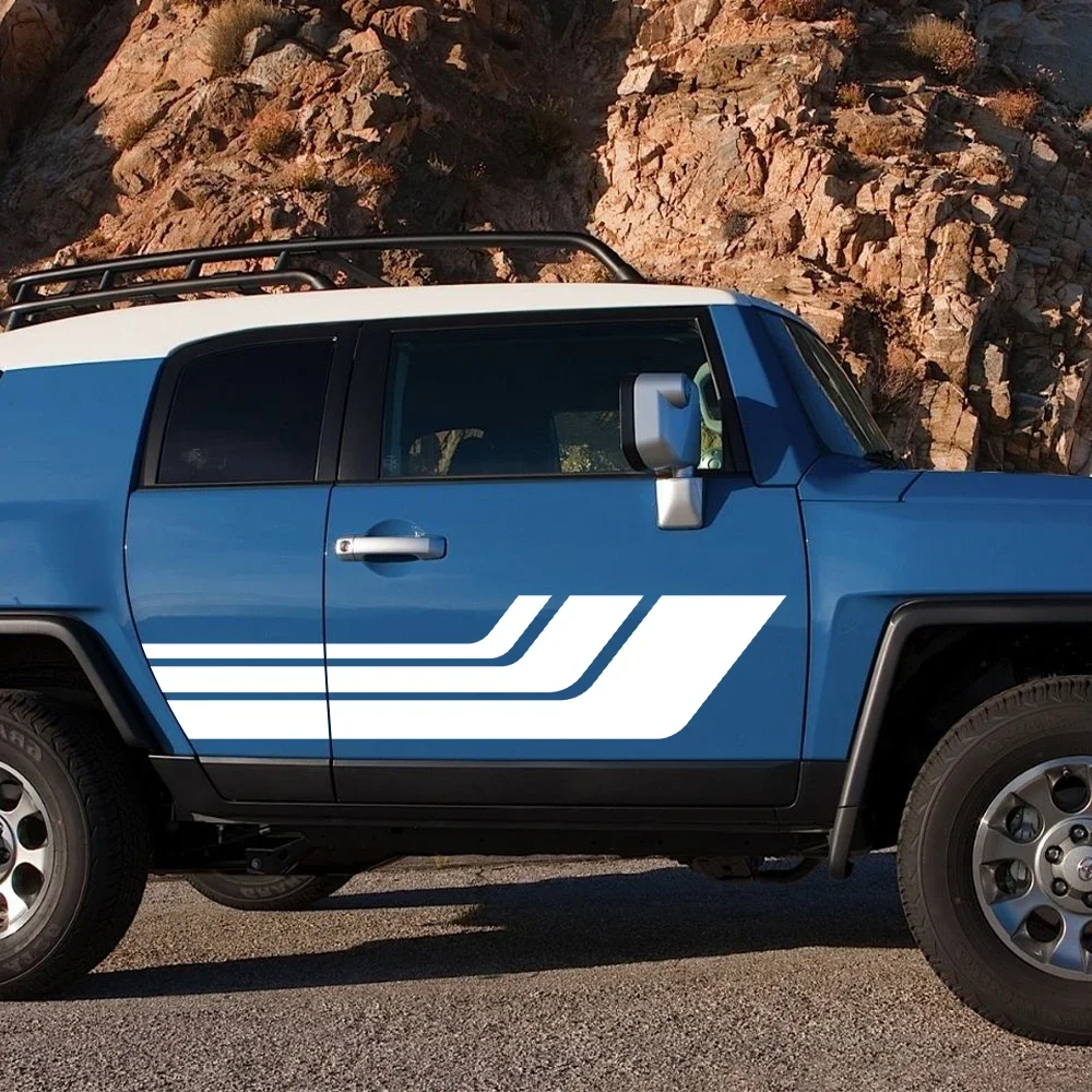 

For Toyota FJ Cruiser Car Sticker Door Side Stripe Decal Kit Auto Waterproof PVC Stickers Exterior Decoration Car Accessories