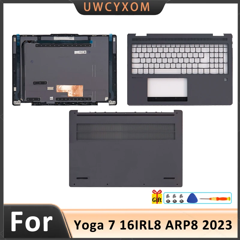 

New For Yoga 7 16IRL8 ARP8 2023 Laptop LCD Back Cover/ Palmrest(without Keyboard) /Bottom Case