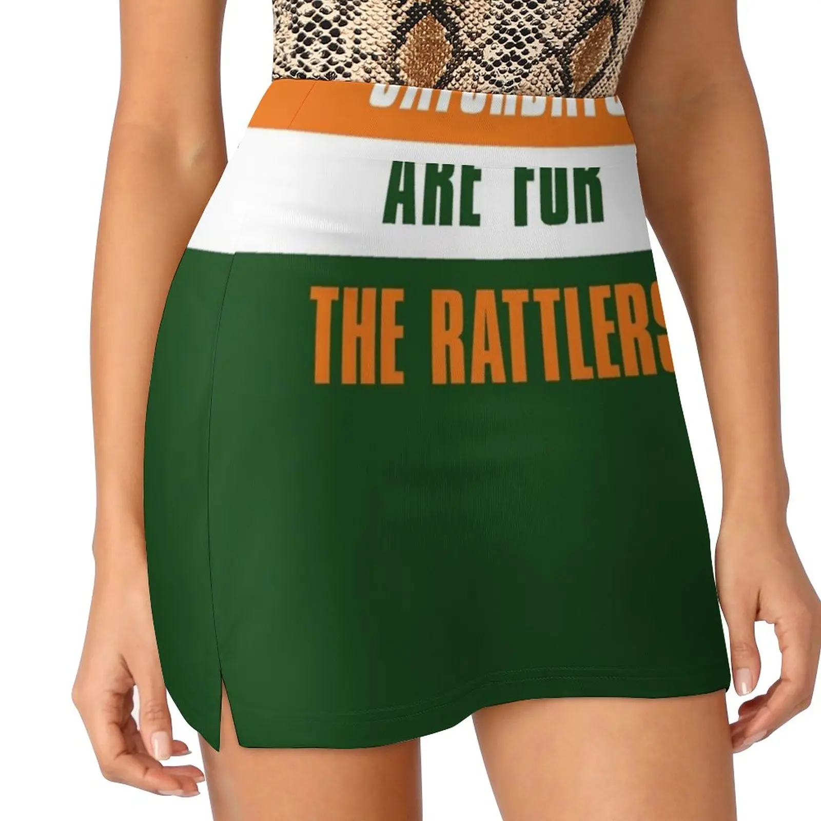 Saturdays Are For The Rattlers , Florida A&M University Women's skirt Aesthetic skirts New Fashion Short Skirts Saturdays Are