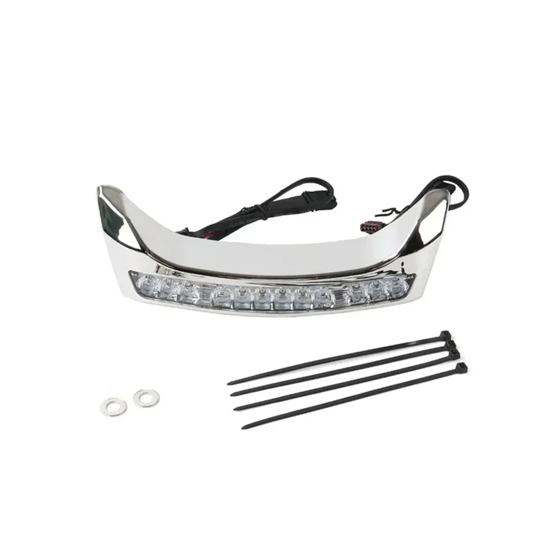 

Motorcycle For Davidson LED Batwing Fairing Light Kit For Street Glide 2023-2025 Touring Models Silver