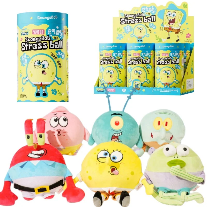 Offizieller Timo Planet SpongeBob Schwammkopf Squishy Blind Box DIY Füllmaterial Weicher Plüsch-Stresskiller Spielzeug Kindergeburtstagsgeschenk