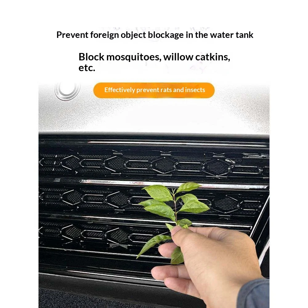 For XPENG P7 PLUS Xiaopeng Car Front Grille Radiator Protection Mesh Dustproof Anti Insect Modification Bug Net