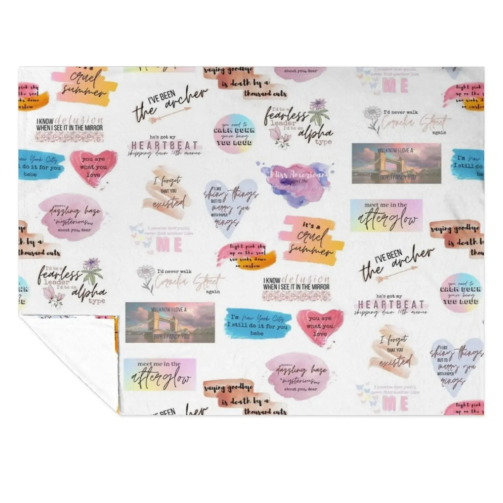 

Lover collage Throw Blanket Thin Sofa Throw Hair Luxury Brand Blankets