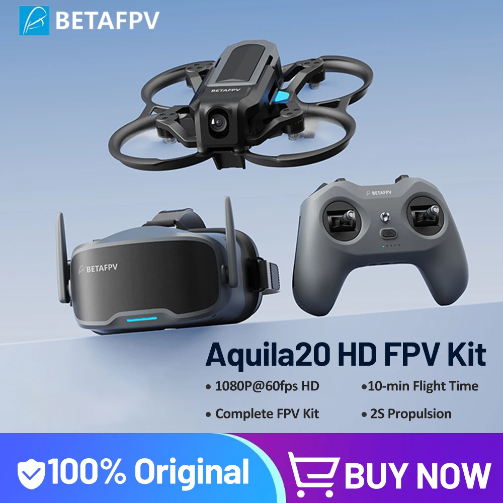BETAFPV 2025 New Aquila20 HD FPV Kit  LiteRadio 4 SE Radio Transmitter VR04 HD FPV Goggles FOV 170° ExpressLRS 2.4G  M2