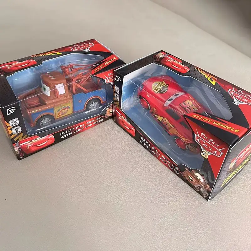 Disney Pixar Cars 3 Lightning Mcqueen Jackson Storm Ramirez Inertiële Pull-Back Auto Speelgoed Collectible Model Voertuig Cadeau