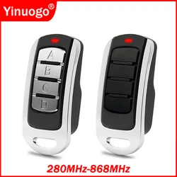 Multi-frequency Remote Control Garage Door Opener 280MHz-868MHz Clone Code Grabber Keychain Barrier Automation for Swing Gates