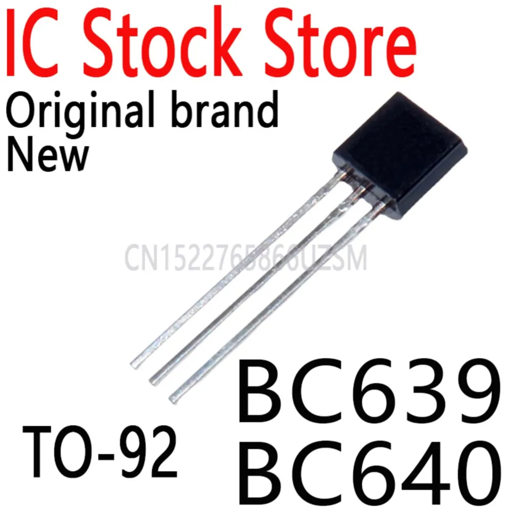 50PCS New and Original BC639 BC640 Triode Tube TO-92 100V 1A BC639 BC640