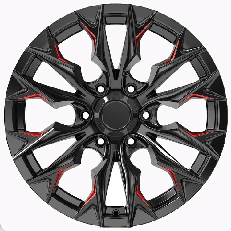 

-For New Condition Forged Aluminum Alloy Passenger Car Rims In Matte Black Finish Wheels For Sale