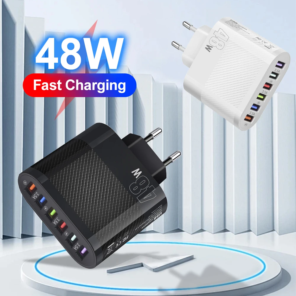 6 Usb Charger 48W H…
