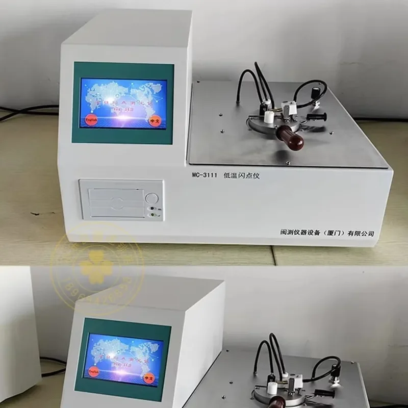 Automatic Opening and Closing Flash Point Tester Lubricating Oil Test Flash Point Tester Fuel Petroleum Oil Detection