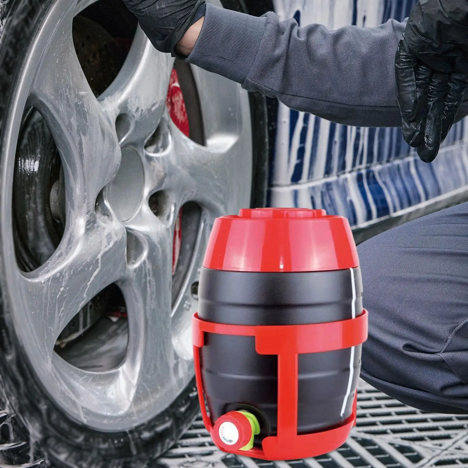 

Car Detailing Dispensing Container Barrel for Car Wash Liquid Dividing Polish Dispenser Car Cleaning Agent Distribution