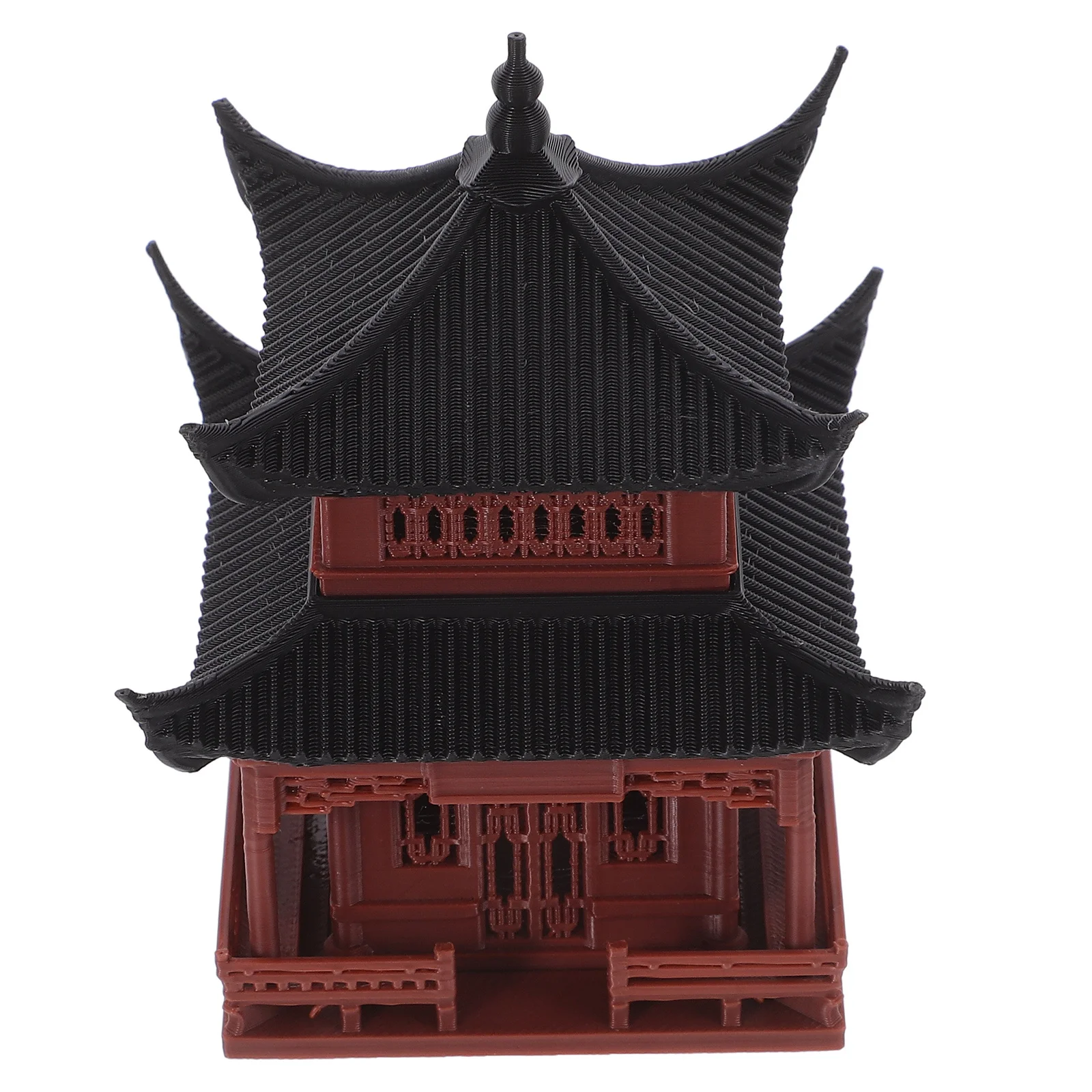 

Mini Bonsai Pavilion Plastic Ornament Chinese Style Aquarium Fish Tank Decoration Micro Garden Tabletop Landscaping Accessory