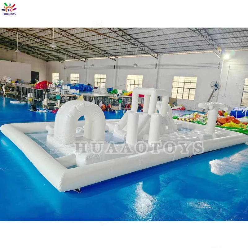 New Commercial PVC Inflatable Water Park Water Pool Water Slide Splash Pad for Summer rental