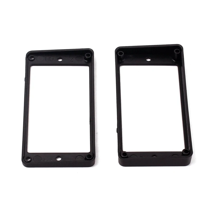 Anelli di montaggio per telaio pickup Humbucker curvi neri da 8 pezzi per chitarra elettrica