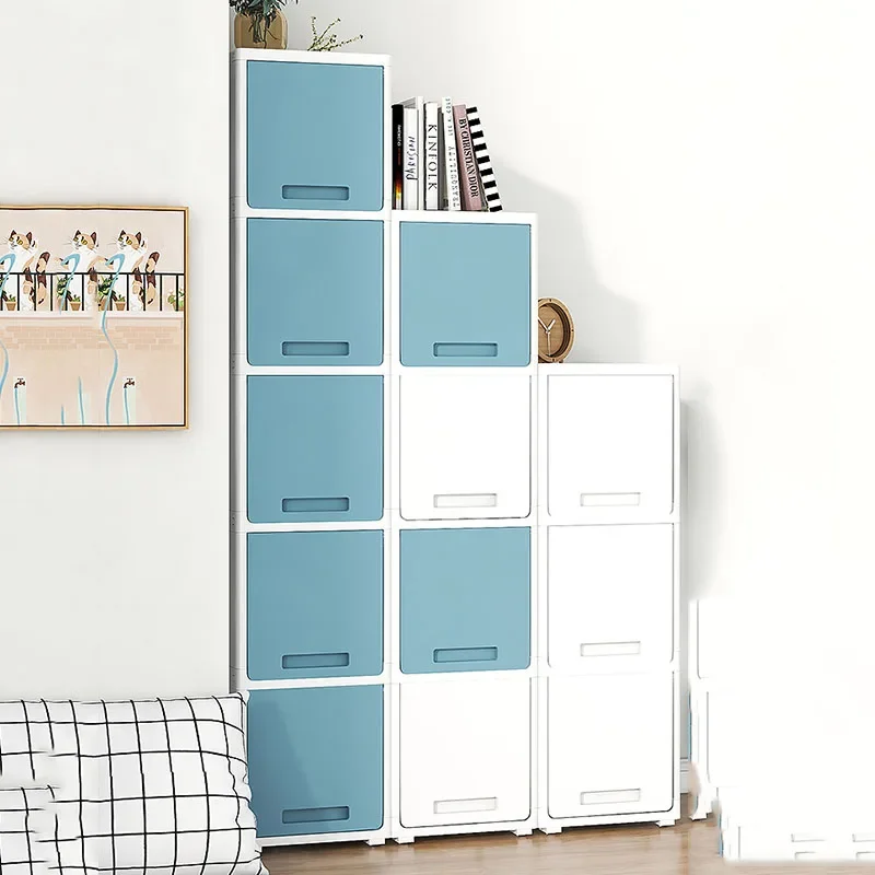 Clothes Plastic Wardrobe Living Room Dining System Kids Waredrobe Cupboard Closet Bedroom Organizer Armario Library Furniture